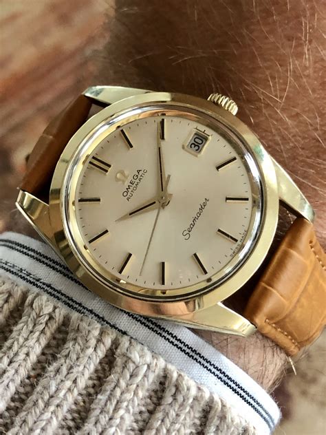 omega vintage seamaster gold|omega seamaster vintage for sale.